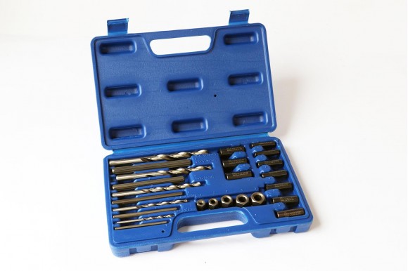 Draadeind en tapeind verwijderaarset 25-delig